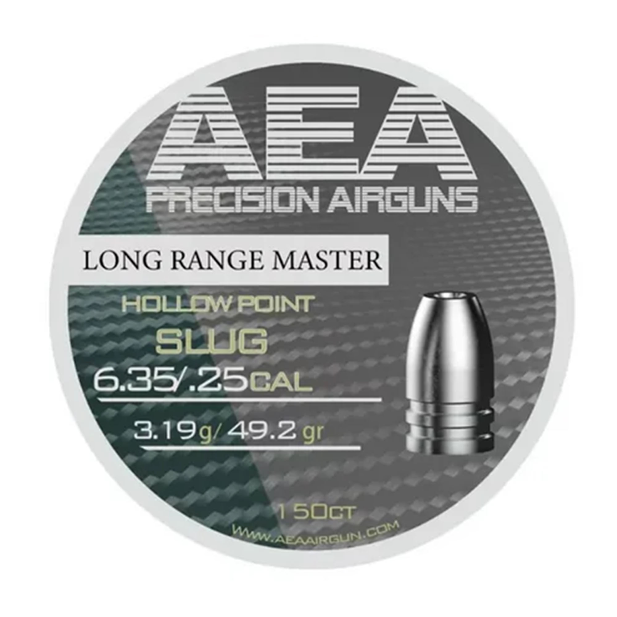 slugs-long-range-master-hollow-point-635mm-25-492gr-aea-1 AEA Slugs Long Range Master .25